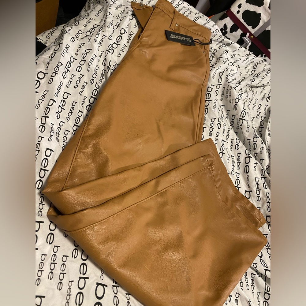 Faux Leather Pants